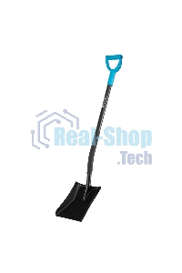 Лопата совковая профессиональная, 240х290х1200 мм, цельнометаллическая, LUXE Palisad