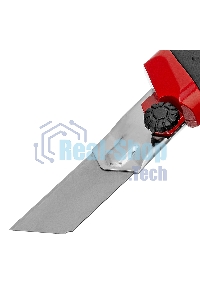 Нож Matrix, 25 мм, выдвижное лезвие, усиленная метал. направляющая, метал. обрезин. ручка