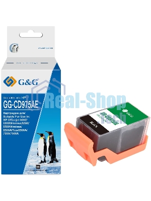 Картридж струйный G&G GG-CD975AE черный (56.6 мл) для HP Officejet 6000/6500/6500A/7000/7500A