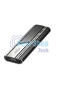 Внешний SSD Netac ZX10, 500 Gb, USB 3.2 Gen 2 Type-C, R/W 1050/1050, черный