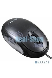 Мышь проводная Oklick 105S черный, 800 dpi, USB, кнопки - 3