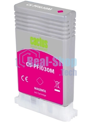 Картридж струйный Cactus CS-PFI030M PFI-030M пурпурный (55мл) для Canon imagePROGRAF TA-20/30