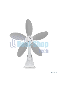 Вентилятор настольный DUX DX-07 7 Вт, белый/серый