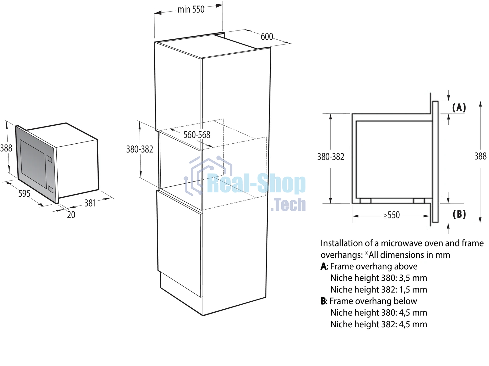 Микроволновая печь Gorenje BM251SG2WG 25л. 900Вт белый (встраиваемая)