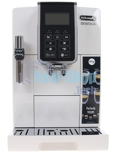 Кофемашина автоматическая DeLonghi ECAM 350.35.W белый, исп. кофе- зерновой/молотый, 1.8 л, 1450 Вт, 15 бар