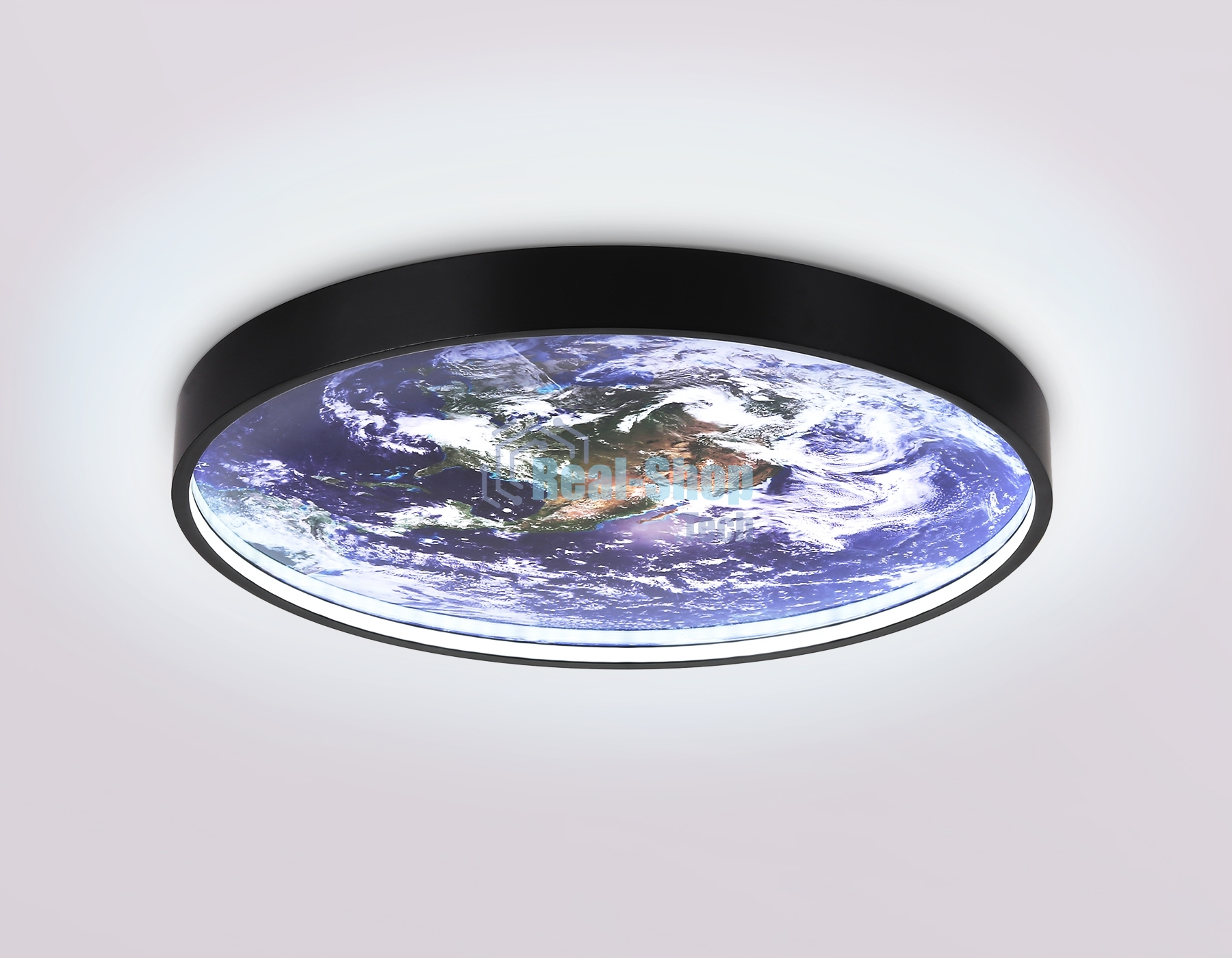 Настенно-потолочный светодиодный светильник Ambrella light FW11131 BK черный 15W LED 3000-6400K D240*38