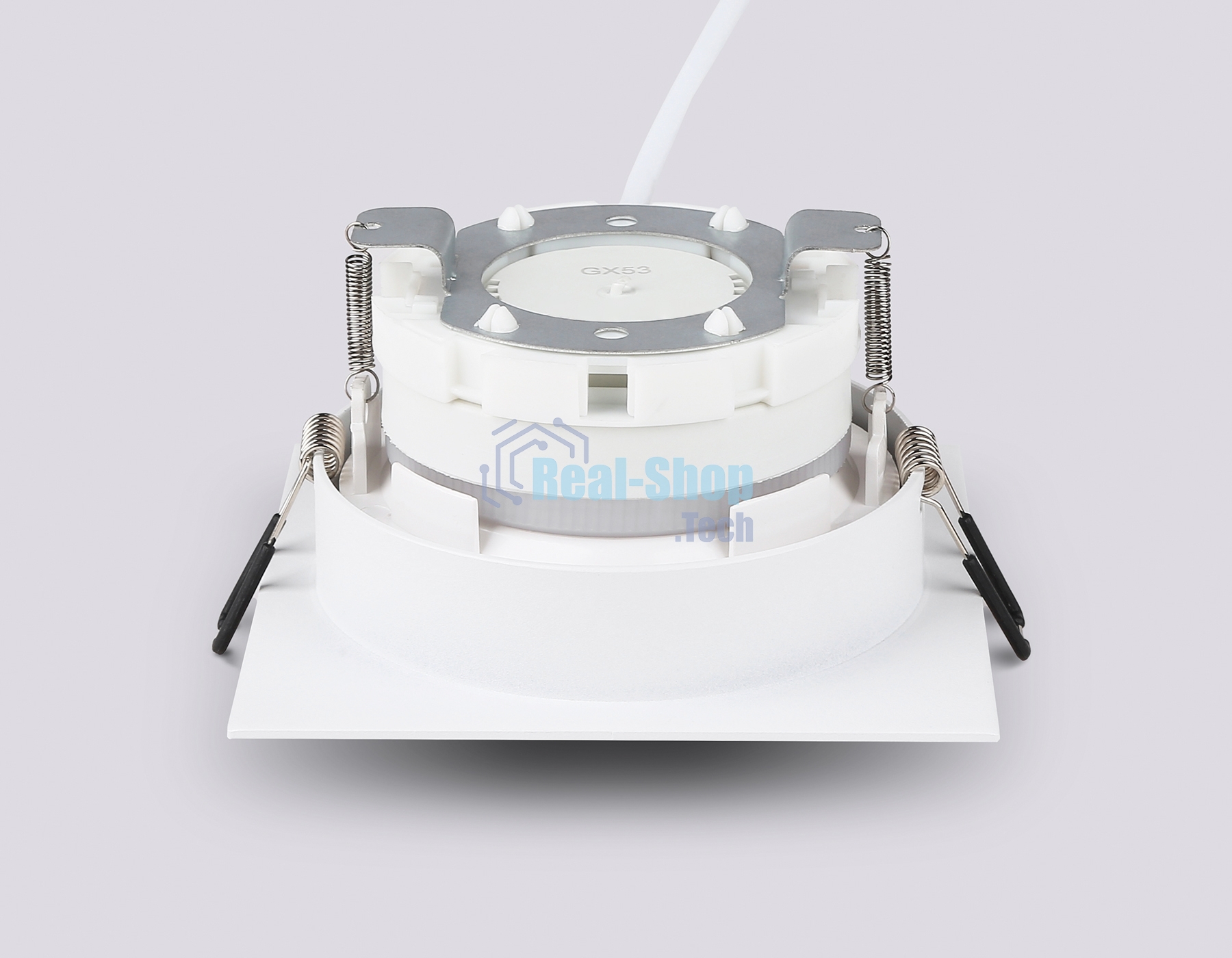 Светильник Ambrella light TN52341 SWH/GWH белый песок/белый глянец GX53 max 12W 115*115*25