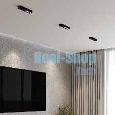 25114/LED 9W 4000K / Светильник потолочный светодиодный / черный