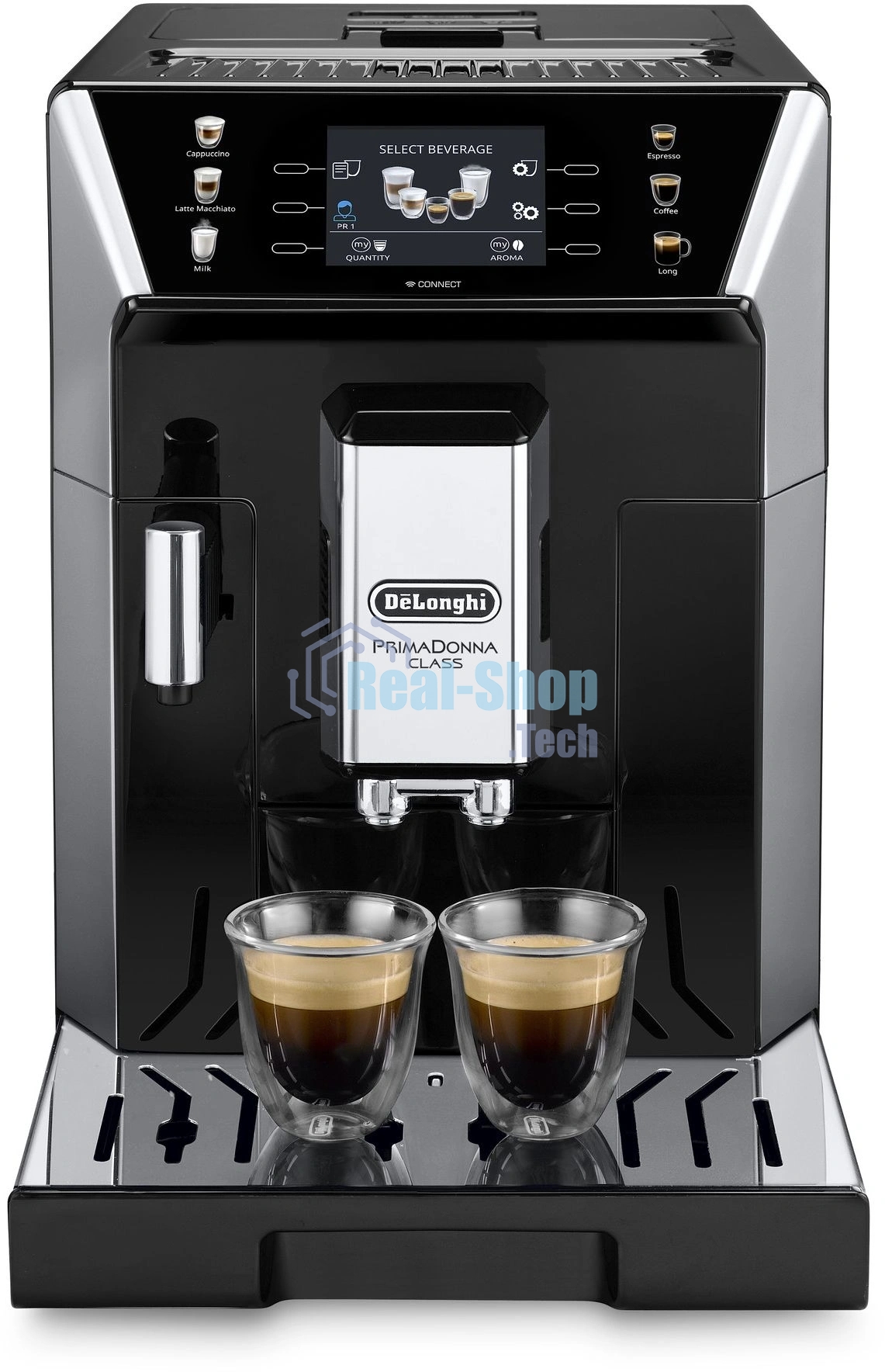 Кофемашина DeLonghi ECAM550.65.SB, черный/серебристый