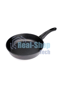 Сковорода НЕВА МЕТАЛЛ 9128 д.28 (Диаметр 28 см. 4-х слойное антипригарное покрытие ТИТАН пк равномерно нагревается за счет особой конструкции корпуса по принципу 