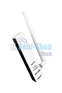 Адаптер TP-Link SOHO TL-WN722N 150Mbps High Gain Wireless N USB Adapter with Cradle, 1T1R, 2.4GHz, 802.11n/g/b, 1 detachable antenna