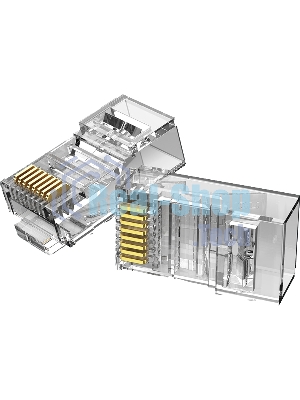 Коннектор Vention RJ45 (8p8c), cat. 5e, под витую пару (50 шт.)