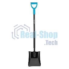 Лопата совковая профессиональная, 240х290х1200 мм, цельнометаллическая, LUXE Palisad