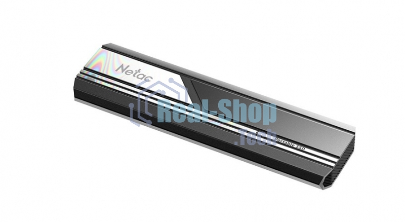 Внешний SSD Netac ZX10, 500 Gb, USB 3.2 Gen 2 Type-C, R/W 1050/1050, черный
