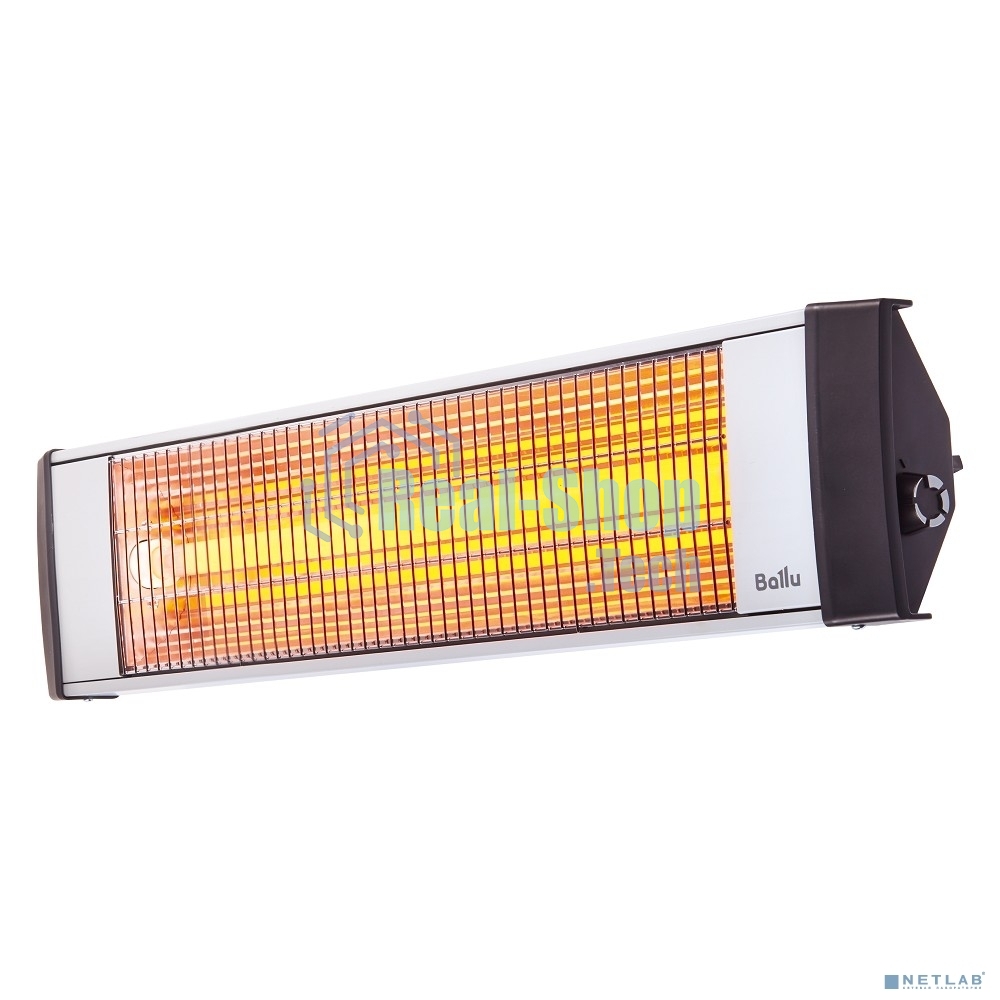Обогреватель инфракрасный Ballu BIH-L-3.0 серый, кварцевый, 3000 Вт, 35 м2