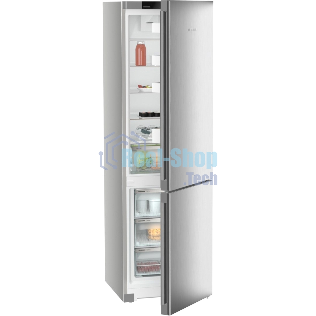 Холодильник Liebherr CNsff 5703 серебристый двухкамерный 266/94л морозилка снизу, капельная система