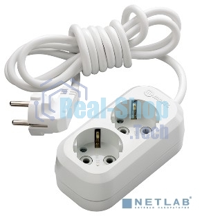 Удлинитель 2 гн 2 м с\з Makel MGP112