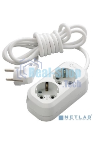 Удлинитель 2 гн 2 м с\з Makel MGP112