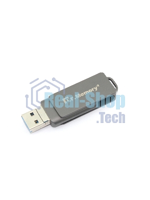 Флешка USB Dr. Memory 051, 64Gb, USB 3.0/USB Type-A, R/W 120/70, серый