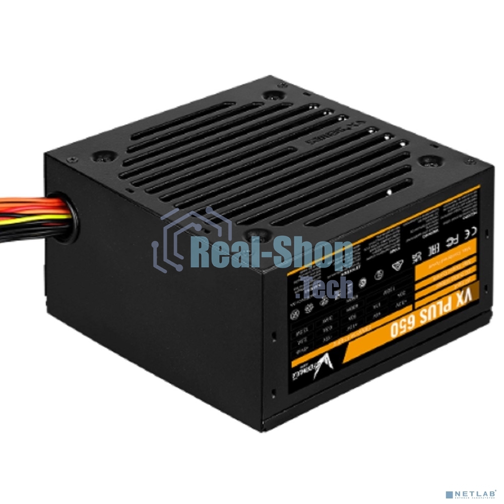 Блок питания Aerocool/Formula VX-650 PLUS, 650Вт, 120мм, черный