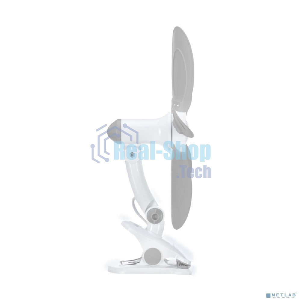 Вентилятор настольный DUX DX-07 7 Вт, белый/серый