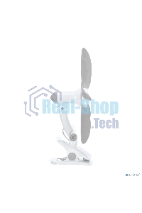 Вентилятор настольный DUX DX-07 7 Вт, белый/серый