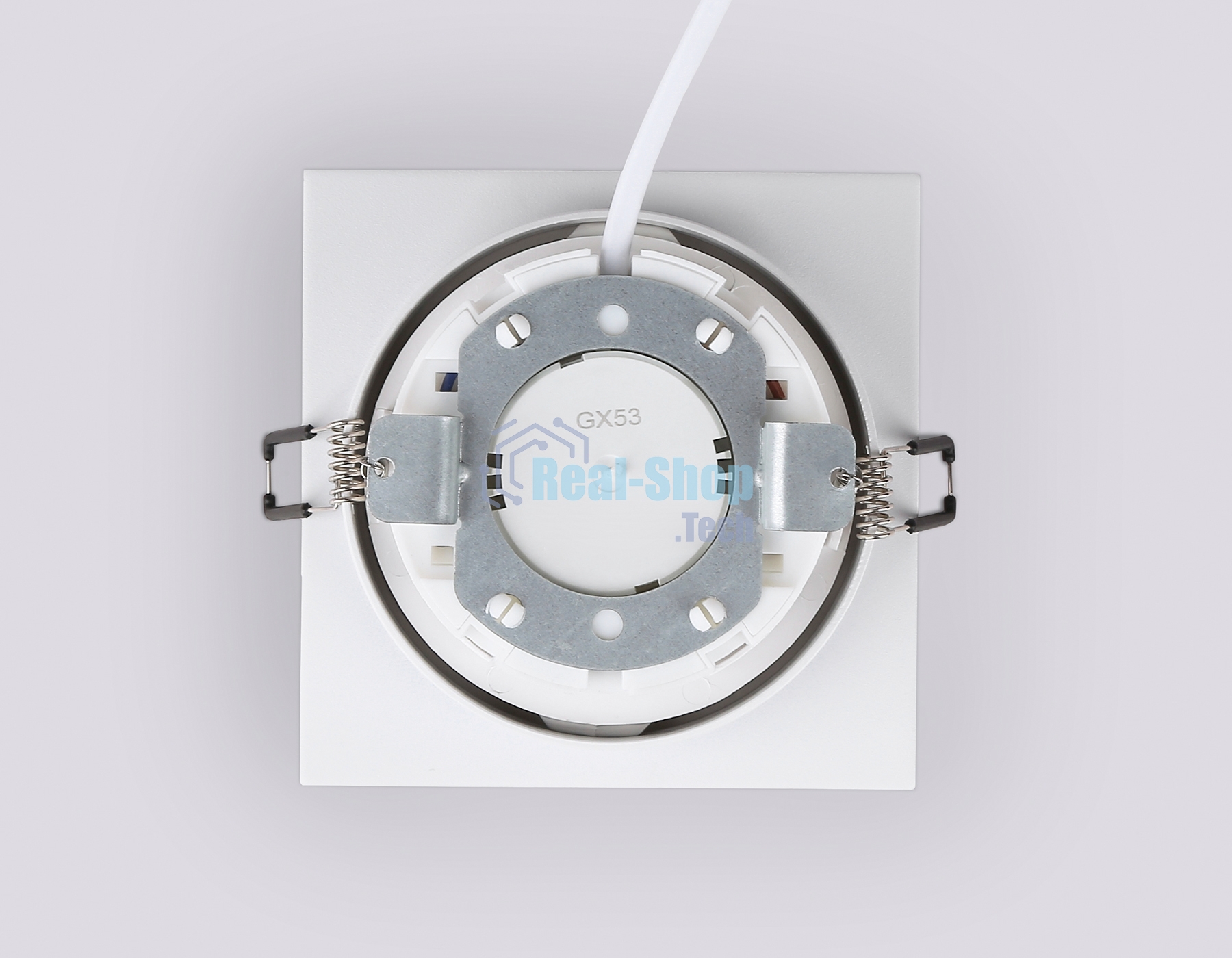 Светильник Ambrella light TN52341 SWH/GWH белый песок/белый глянец GX53 max 12W 115*115*25