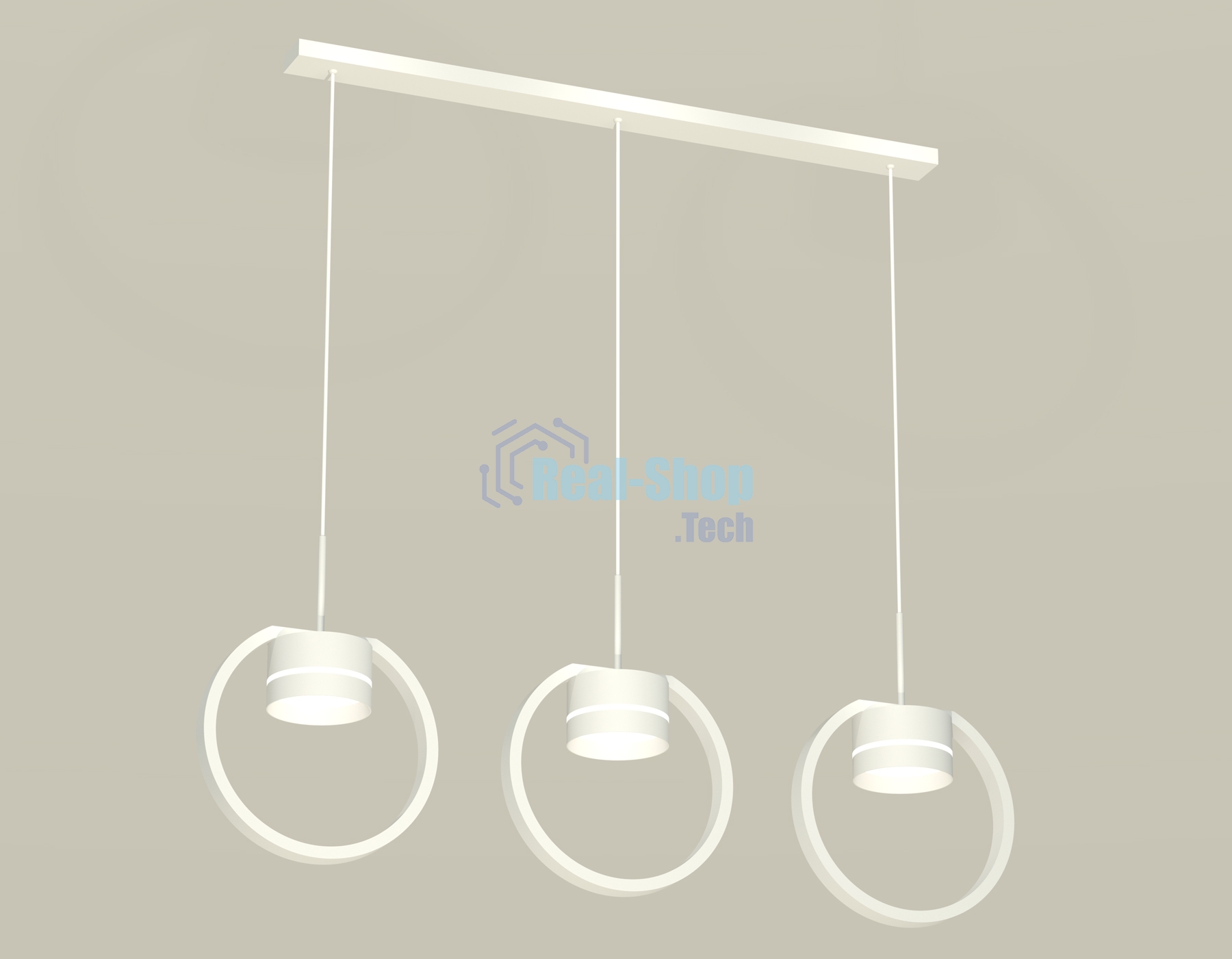 Светильник Ambrella light XB9106152/3 SWH/FR белый песок/белый матовый GX53 (C9106, N8461)