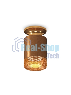Светильник Ambrella Light XS6304131 SCF/PYG/CF кофе песок/золото желтое полированное/кофе MR16 GU5.3 (N6905, C6304, N6154)