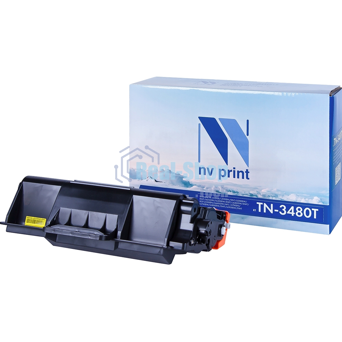 Картридж NVPrint совместимый Brother TN-3480T для HL-L5000D/L5100DN/L5100DNT/L5200DW/L5200DWT/L6250DN/L6300DW/L6300DWT/L6400DW/L6400DWT/DCP-L5500DN/L6600DW/MFC-L5700DN/L5750DW/L6800DW/L6800DWT/L6900DW/L6900DWT (8000k)