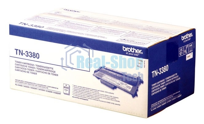 Картридж лазерный Brother TN-3380 черный (8000 стр.) для HL54xx/6180DW/DCP8110DN/8250DN/MFC8520DN/8950DW