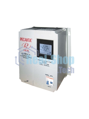 Стабилизаторы напряжения Ресанта АСН-5 000 Н/1-Ц 63/6/16 Стабилизатор Lux 220В±8%, Габариты 260х155х310, Вес 8кг