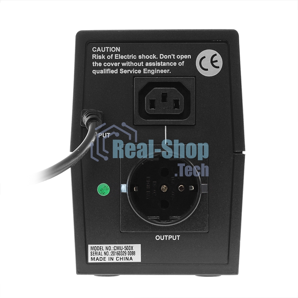 Источник бесперебойного питания Crown CMU-500X / 480 ВА / 240 Вт / Euro + IEC-320