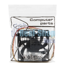 Вентилятор для корпуса Gembird 7779 черный, 70 мм, 4000 об/мин, 37.6 дБ, 3 pin