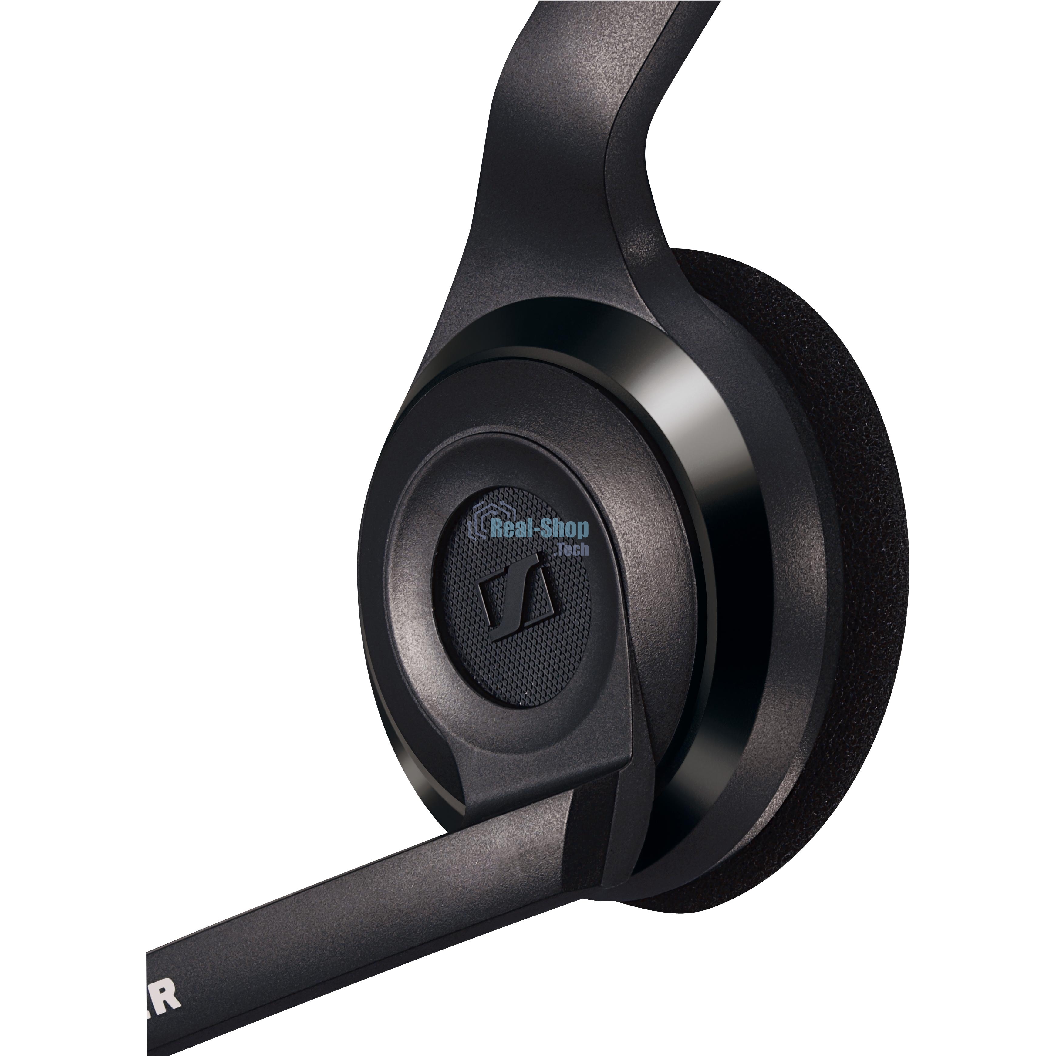 Гарнитура проводная Sennheiser PC 7 USB моно накладная закрытая 42-17000Гц 2м USB 95дБ микрофон 90-15000Гц
