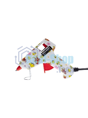 Клеевой пистолет Rexant, 15 Вт, Ø7 мм + набор цветных стержней 12 шт, блистер