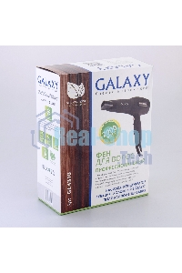 Фен для волос профессиональный Galaxy Line GL 4310, коричневый,2000 Вт, 2 скорости, 3 температурных режима, функция 