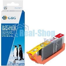 Картридж струйный G&G GG-CLI-471XLBK фото черный (10.8мл) для Canon TS5040/MG5740/MG6840/MG7740