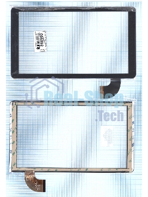 Сенсорное стекло (тачскрин) HOTATOUCH C145254K1 DRFPC391T-V02, черное