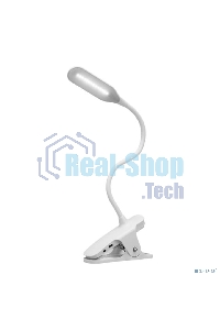 Светильник настольный Click 4 Вт 4000 К диммируемый 3 ступени, заряжаемый (автономный режим 3 часа), прищепка, LED Rexant