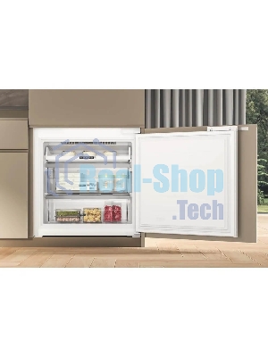 Холодильник встраиваемый Whirlpool WHSP70T241P 70 см, 193.5х54.3х69 см, 295/95 л, инверторный компрессор, автоматическая разморозка, зона свежести влажная, сенсорное управление, технология 6 SMYSL FreshControl, MultiFlow, FreezeControl, перенавешиваемые дверцы, скользящие направляющие, Италия