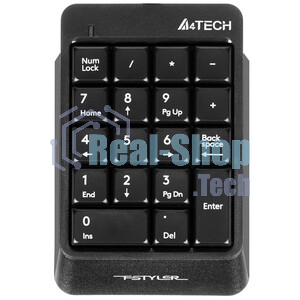 Числовой блок проводной A4Tech Fstyler FK13P, USB, черный