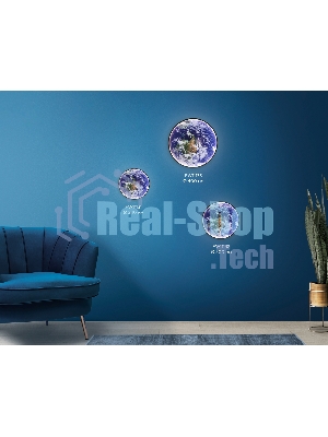 Настенно-потолочный светодиодный светильник Ambrella light FW11131 BK черный 15W LED 3000-6400K D240*38