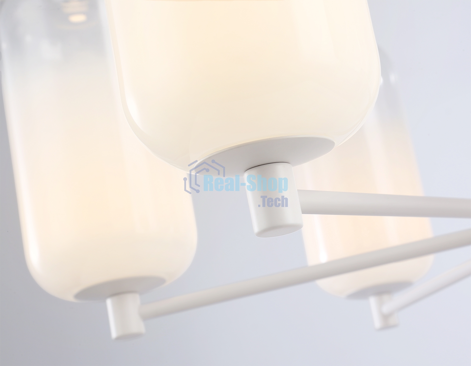 Подвесной светодиодный светильник Ambrella light LH11107/6 WH/FR белый/белый матовый 24W 3000K D630*280