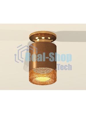 Светильник Ambrella Light XS6304131 SCF/PYG/CF кофе песок/золото желтое полированное/кофе MR16 GU5.3 (N6905, C6304, N6154)