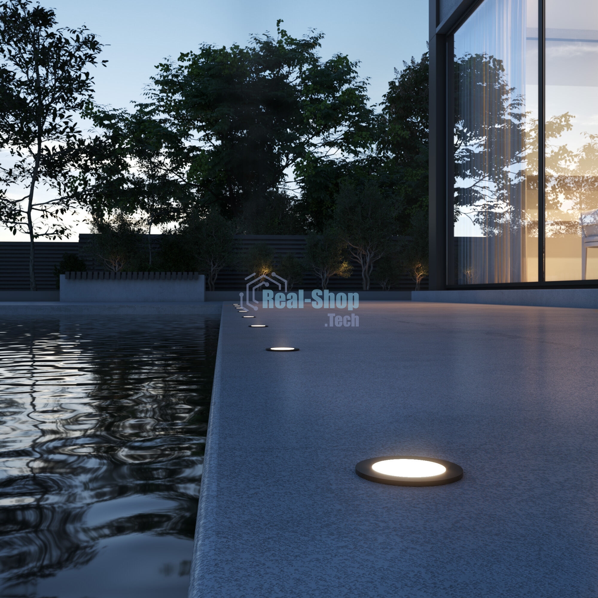 Светильник светодиодный MRL LED 1108 / Чёрный / Подсветка для лестниц