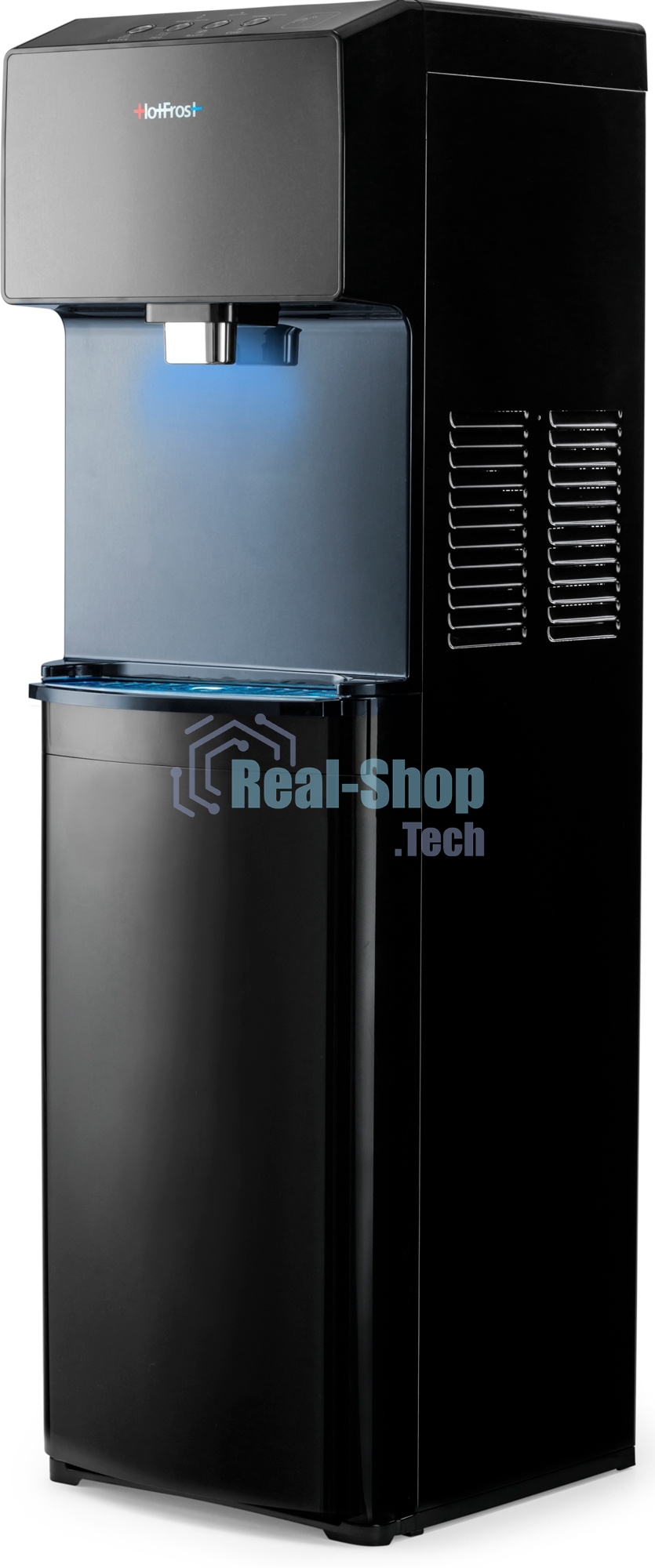 Кулер для воды Hotfrost V450 AMI, нижняя загрузка, нагрев 90 °С, охлаждение 10 °С, черный