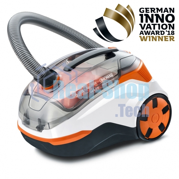 Моющий пылесос Thomas DryBOX + AquaBOX Cat&Dog белый/оранжевый, 325/1700Вт, уборка сухая, пылесборник контейнер 2.6 л