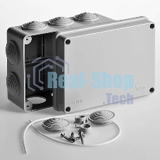 Рувинил 67053 Тусо.Коробка расп. для о/п, 150х110х70 мм, 10 вводов, IP55