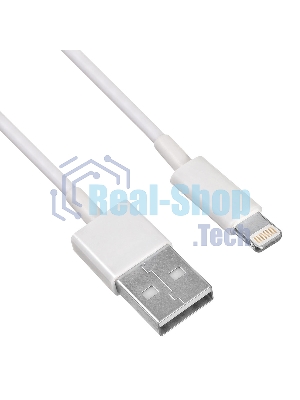 Кабель Buro USB-IP-1.2W2A 1.2м белый